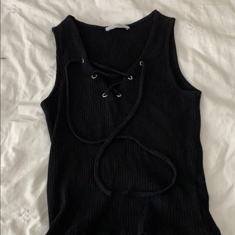 Zara Lace Up Tank Top - S